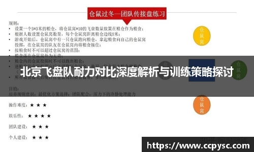 北京飞盘队耐力对比深度解析与训练策略探讨